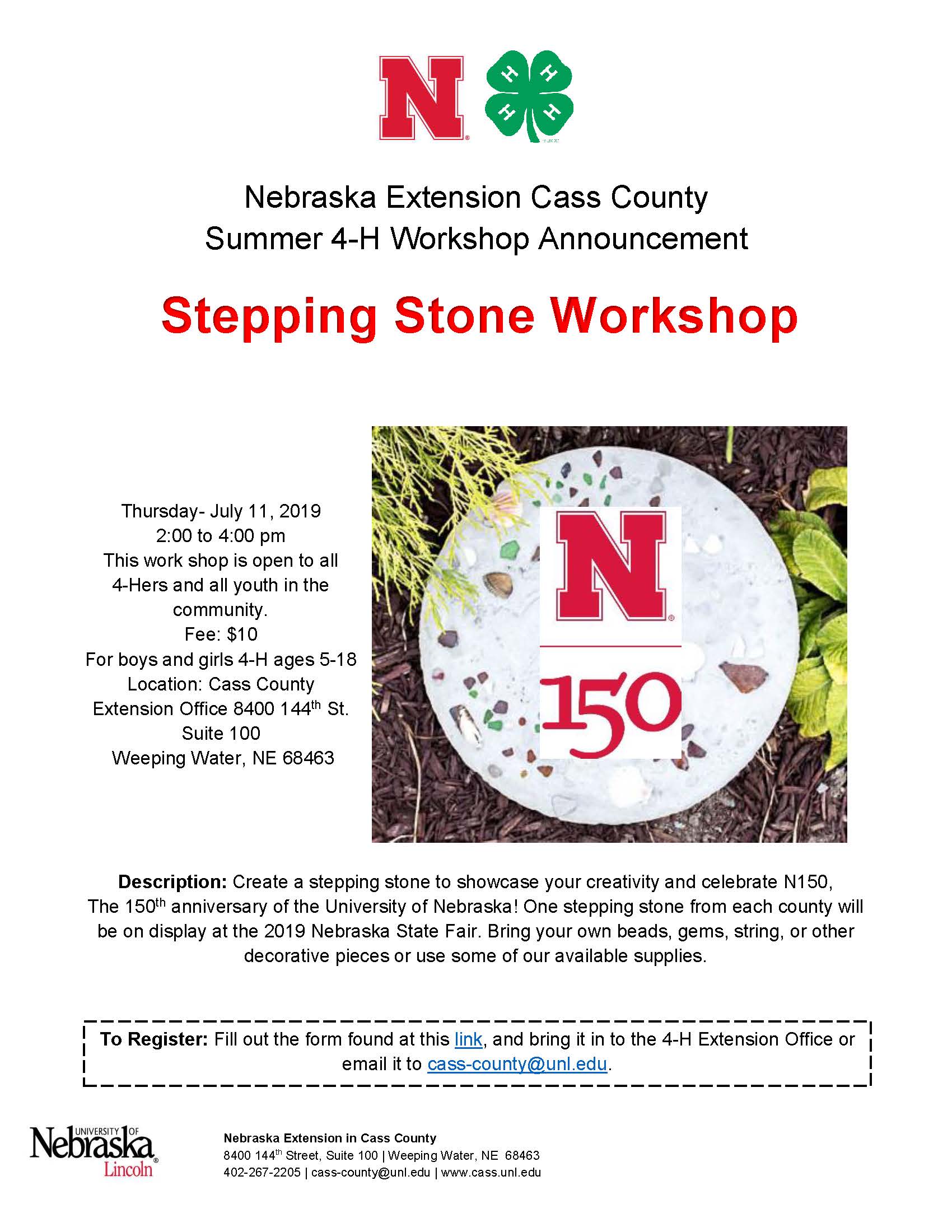 2019 Stepphing Stone Workshop