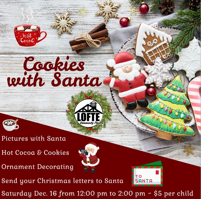 Lofte cookies with Santa