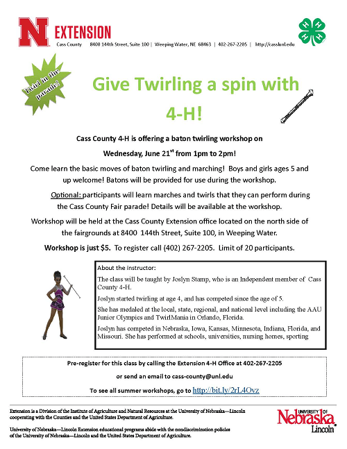 9 Give Twirling a Spin with 4 H