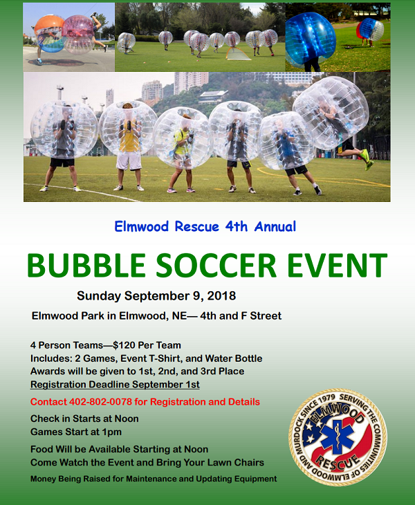 Bubble Soccer Elmwood