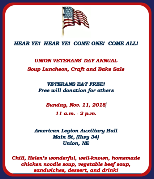 2018 10 31 UNION Vets lunch 1