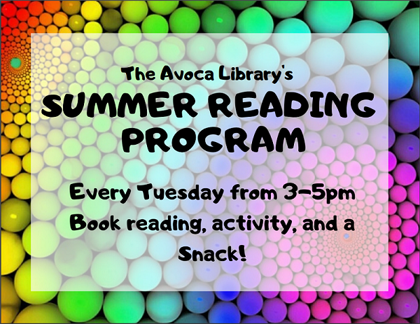 Avoca Library Reading program