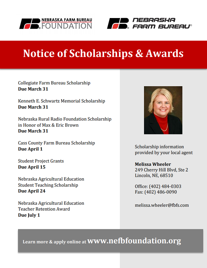 Farm Bureau Scholarship