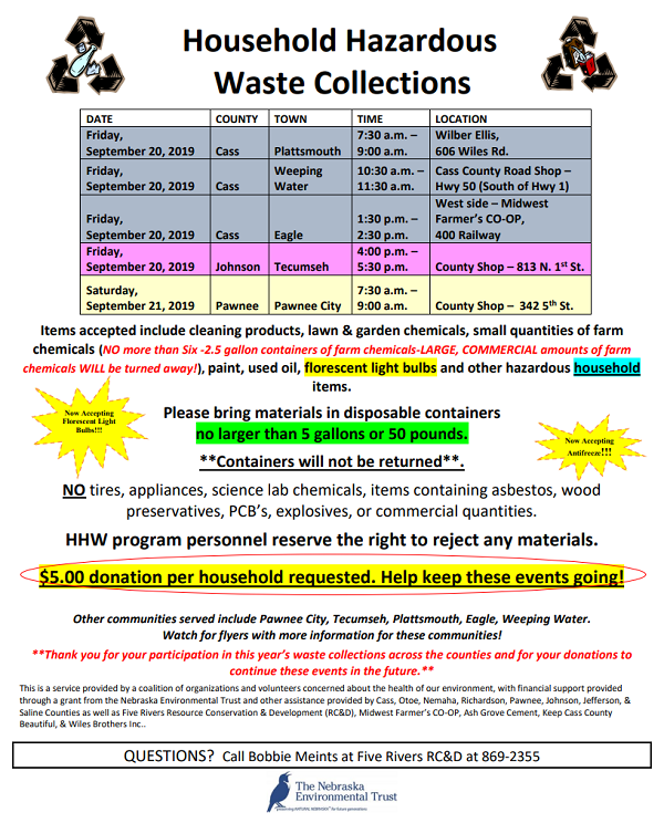 Haz Waste Collection 0920