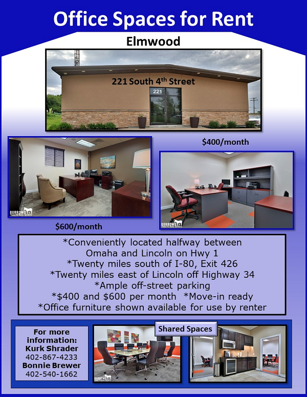 Office Spaces for Rent Flyer Sep 13